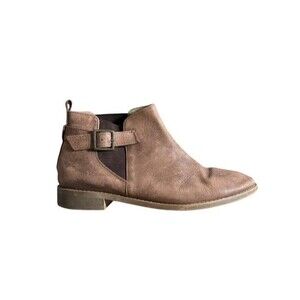 Boden Johnnie B Leather Ankle Boots Womens Size 40 US 9 - Distressed Booties